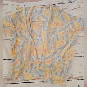 New Forever 21 Multicolored Sheer Bathing Suit Coverup